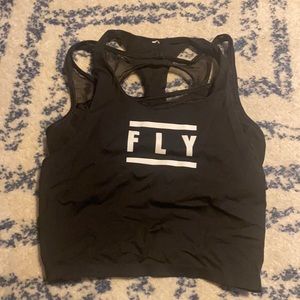 Barely used crop top with built in sports bra. Lululemon